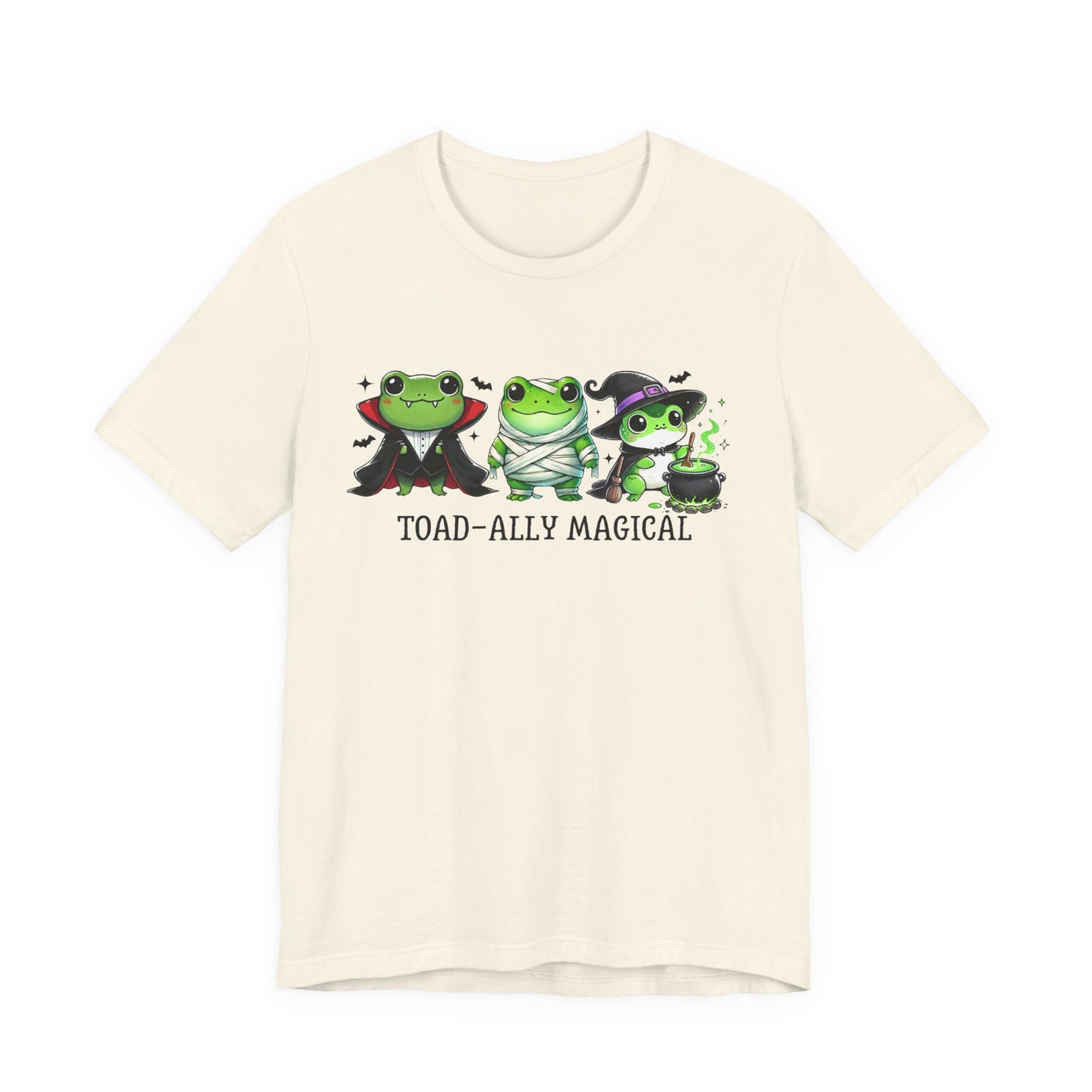 Toad-ally Magical Unisex Tee | Fun Frog Graphic Shirt for Halloween, Gifts, Everyday Wear, Unisex Casual Wear