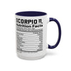 Scorpio Zodiac Sign Coffee Mug - Unique Horoscope Mug With Personality Traits