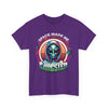 Alien Gangster Tee | "Space Made Me Gangster" Retro UFO Graphic Sci‑Fi T-Shirt