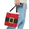 Santa Belt Christmas Tote Bag | Festive Holiday Gift & Shopping Bag