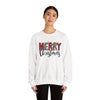 Merry Christmas Unisex Crewneck Sweatshirt | Cozy Christmas Holiday Graphic Pullover
