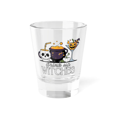 Halloween  1.5oz Shot Glass | Drink Up Witches | Perfect for Celebrations, Parties, and Gatherings, Fun Gift for Witches, Spooky Décor, Holiday Cocktail
