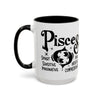 Pisces Zodiac Sign Coffee Mug - Unique Horoscope Mug With Personality Traits