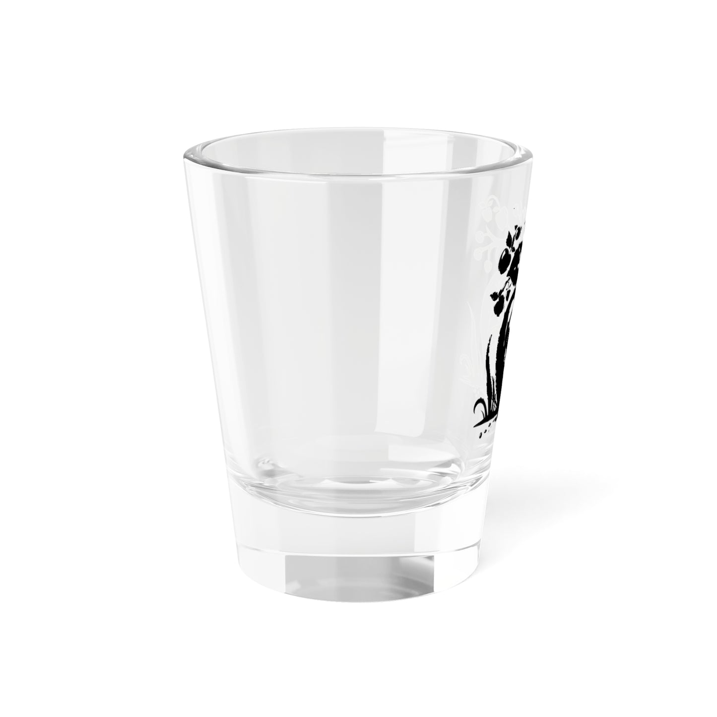 Gothic 1.5oz Shot Glass | Skull Design, Halloween, Barware, Unique Drinkware, Poison Apple Glassware