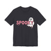 Spooky Ghost Tee | Unisex Jersey Shirt for Halloween, Cute Graphic Tee for Fall, Trick or Treat, Party Wear, Ghost Lover Gift