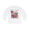 Funny Christmas Unisex Long Sleeve Tee - "I'm Fine, It's Fine, Just Having a Meltdown" | Christmas Shirt, Holiday Wear, Funny Snowman Shirt