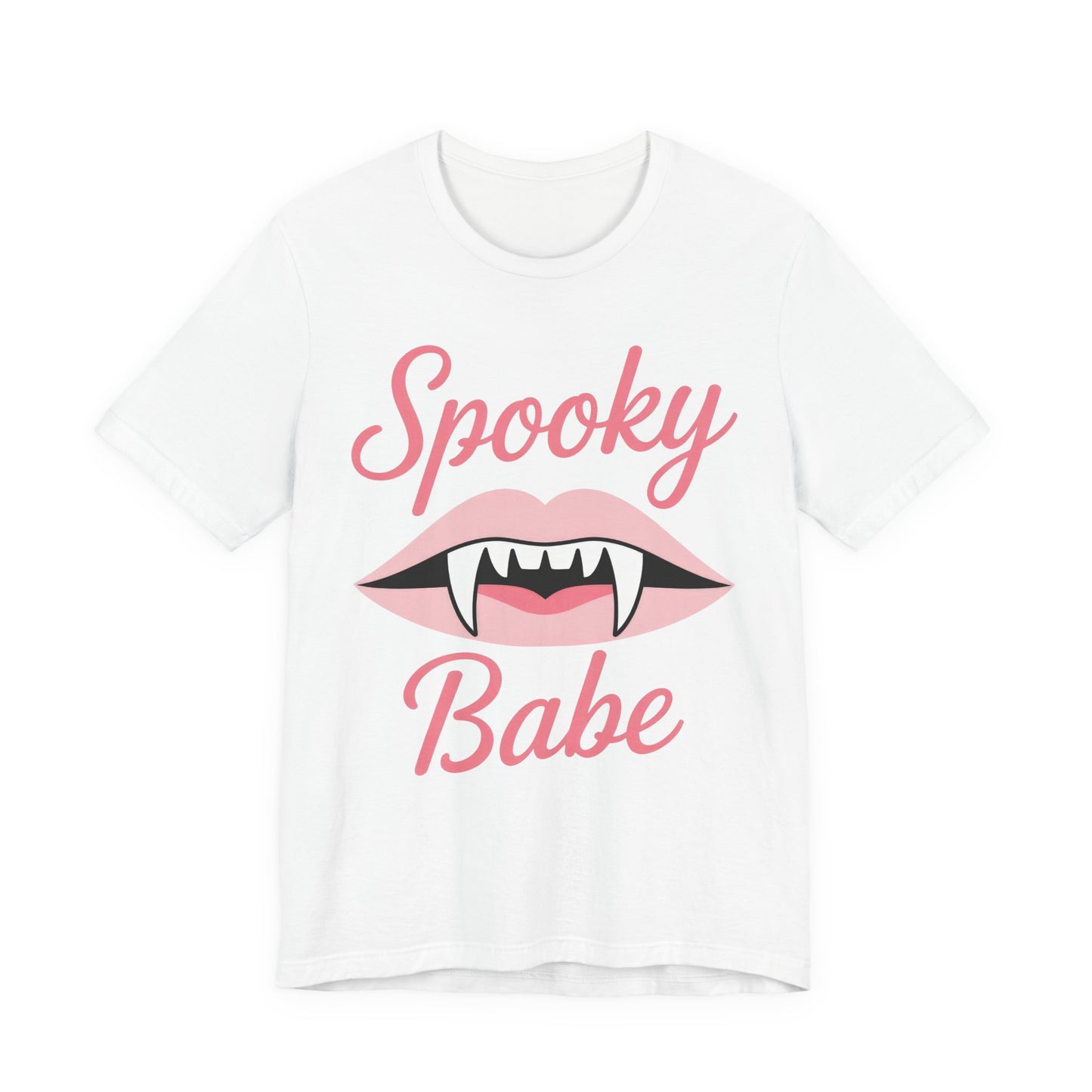 Spooky Babe Tee - Unisex Jersey Short Sleeve T-Shirt, Halloween Outfit, Casual Wear, Gift for Her, Graphic Tee