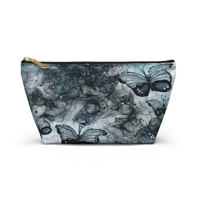 Butterfly Print Accessory Pouch - Makeup Bag, Travel Organizer, Gift for Her, Butterfly Lover, Eco-Friendly Storage