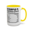 Scorpio Zodiac Sign Coffee Mug - Unique Horoscope Mug With Personality Traits