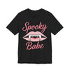 Spooky Babe Tee - Unisex Jersey Short Sleeve T-Shirt, Halloween Outfit, Casual Wear, Gift for Her, Graphic Tee
