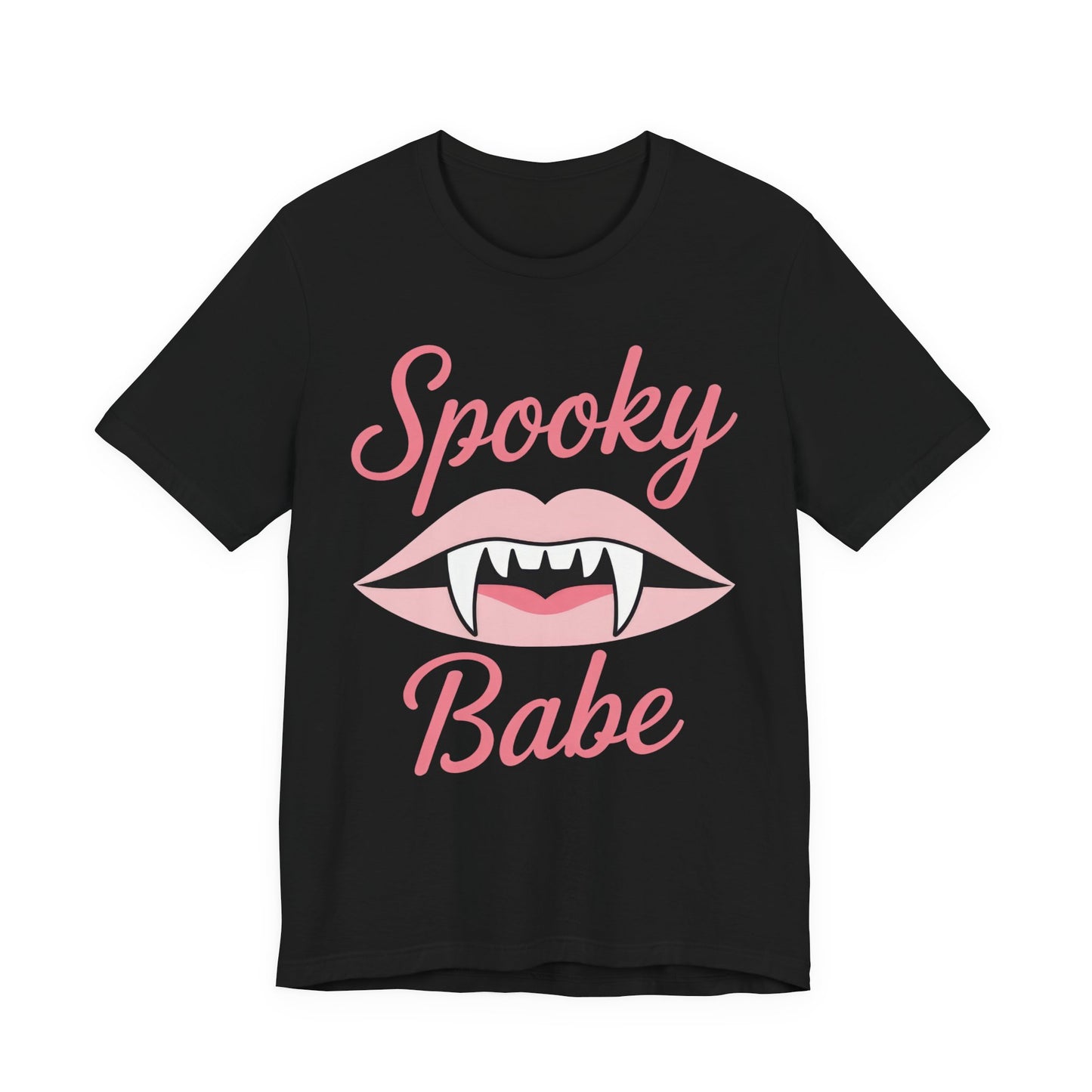 Spooky Babe Tee - Unisex Jersey Short Sleeve T-Shirt, Halloween Outfit, Casual Wear, Gift for Her, Graphic Tee