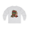 Christmas Book Lovers Unisex Long Sleeve Tee | All Booked For Christmas