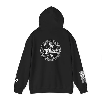 Capricorn Zodiac Hoodie, Astrology Hoodie, Zodiac Gift for Him or Her, Celestial Apparel, Horoscope Lover Hoodie