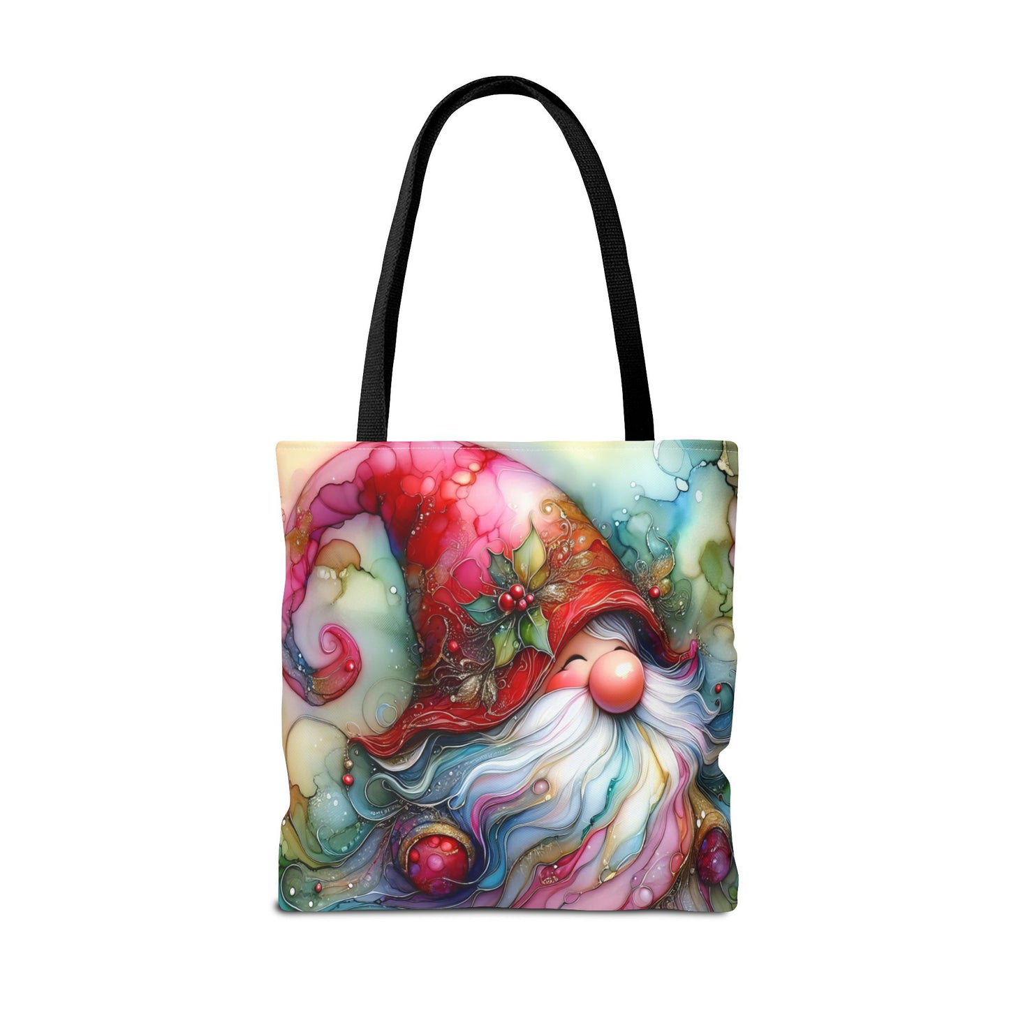Gnome Christmas Tote Bag | Festive Holiday Gift & Shopping Bag