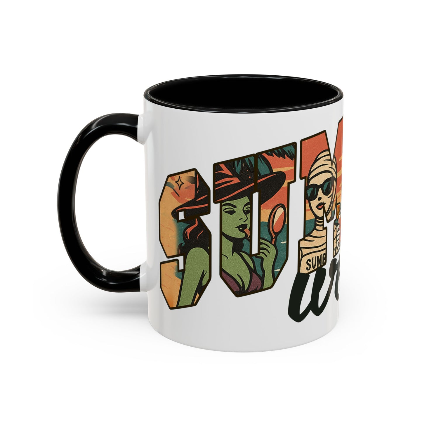 Summerween - Halloween Accent Coffee Mug - Spooky Vibes for Your Coffee Break, Perfect for Fall Celebrations, Gift for Halloween