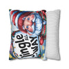 "Jingle All the Way" Santa Christmas Pillowcase | Holiday Decorative Throw Pillow Cover COVER ONLY
