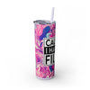 Caution I Have No Filter 20oz Skinny Tumbler With Straw  - Perfect for Travel, Parties, Gifts, Daily Use, and More