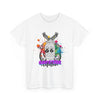 Gangster Graphic Streetwear Tee | Color Splash Ski Mask with Crossed Guns T-Shirt