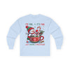 Funny Christmas Unisex Long Sleeve Tee - "I'm Fine, It's Fine, Just Having a Meltdown" | Christmas Shirt, Holiday Wear, Funny Snowman Shirt