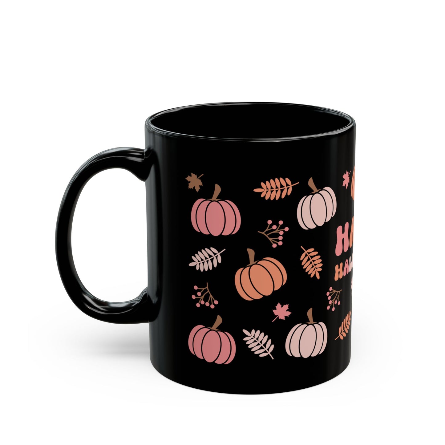 Halloween Pumpkin Mug, Holiday Drinkware, Gift for Fall, Coffee Cup, Seasonal Decor, Happy Halloween