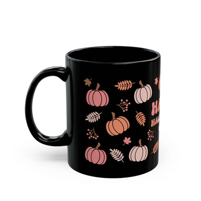 Halloween Pumpkin Mug, Holiday Drinkware, Gift for Fall, Coffee Cup, Seasonal Decor, Happy Halloween