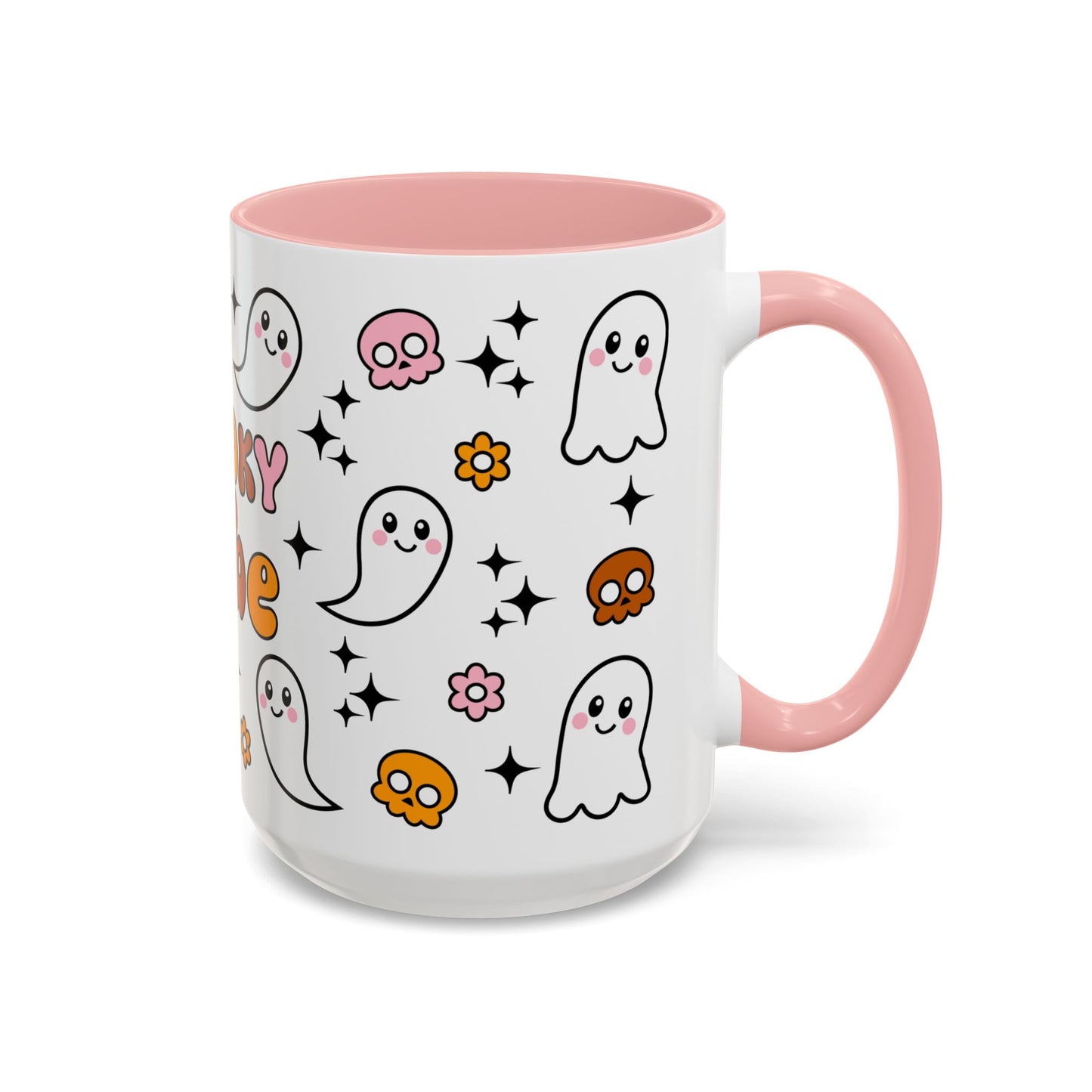 Spooky Babe Coffee Mug | Halloween Mug, Cute Ghost Mug, Funny Gift, Ghostly Coffee Cup