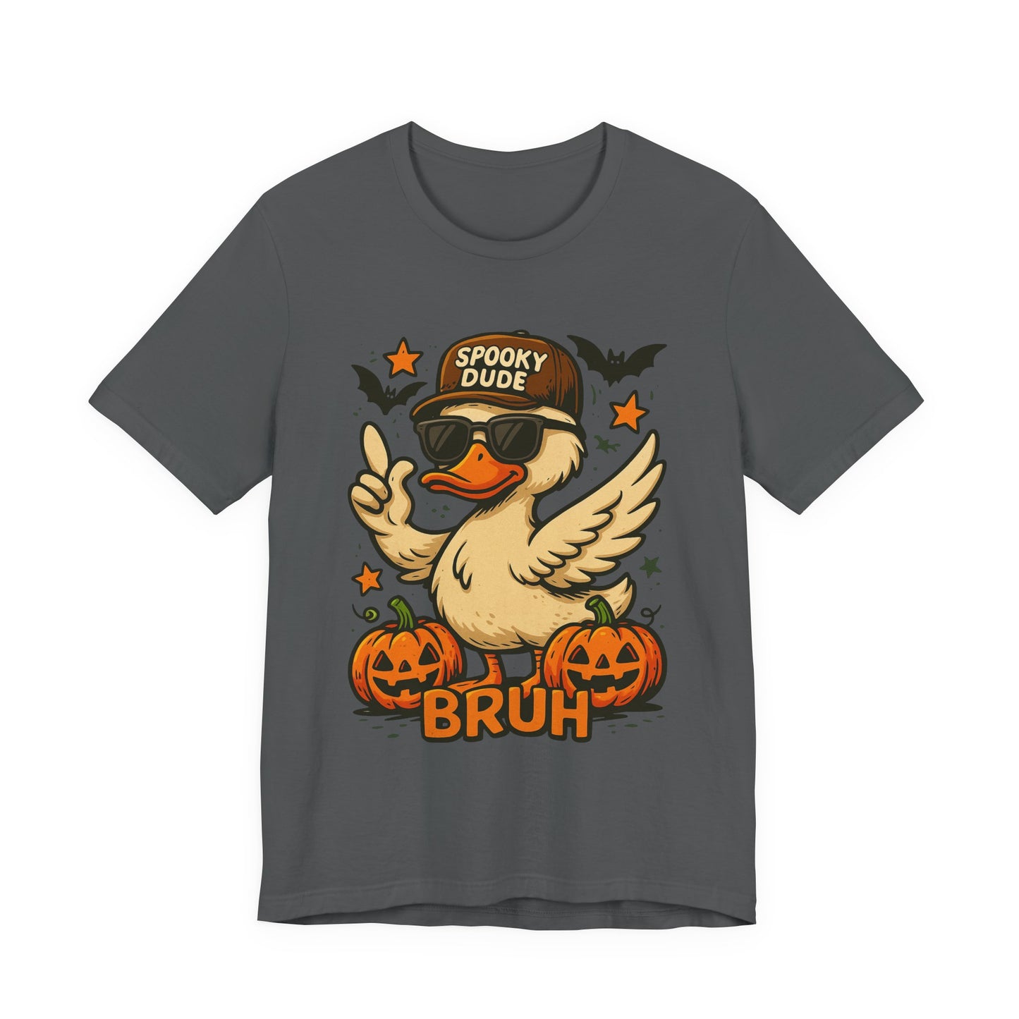 Spooky Dude Duck Tee - Fun Halloween T-Shirt, Unisex Graphic Shirt, Casual Wear, Halloween Costume, Gifts for Friends