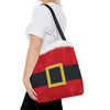 Santa Belt Christmas Tote Bag | Festive Holiday Gift & Shopping Bag