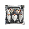 Gnome Christmas Pillowcase | Holiday Decorative Throw Pillow Cover COVER ONLY