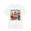 Feeling Spooky Halloween Cows Tee, Unisex Short Sleeve Shirt, Fall Apparel, Halloween Costume, Gift for Pet Lovers