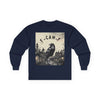 Gothic Raven F-CAW-F Crow Long Sleeve Tee – Alternative Fashion, Perfect for Halloween, Unisex Style