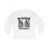 City Heat Graphic Long Sleeve Tee | Black & White Urban Skyline Streetwear Shirt