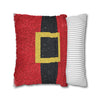 Santa Belt Decorative Christmas Pillowcase | Holiday Decorative Throw Pillow Cover COVER ONLY