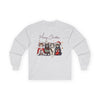 Festive Christmas Cats Long Sleeve Tee | Merry Christmas Shirt