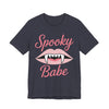 Spooky Babe Tee - Unisex Jersey Short Sleeve T-Shirt, Halloween Outfit, Casual Wear, Gift for Her, Graphic Tee