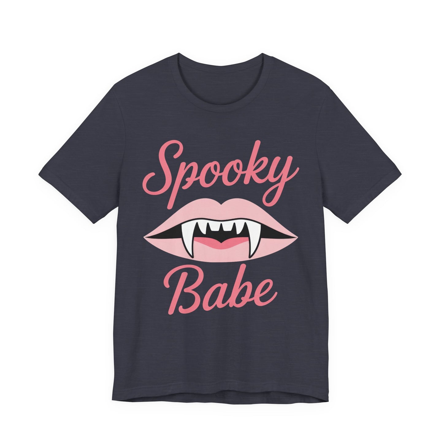 Spooky Babe Tee - Unisex Jersey Short Sleeve T-Shirt, Halloween Outfit, Casual Wear, Gift for Her, Graphic Tee
