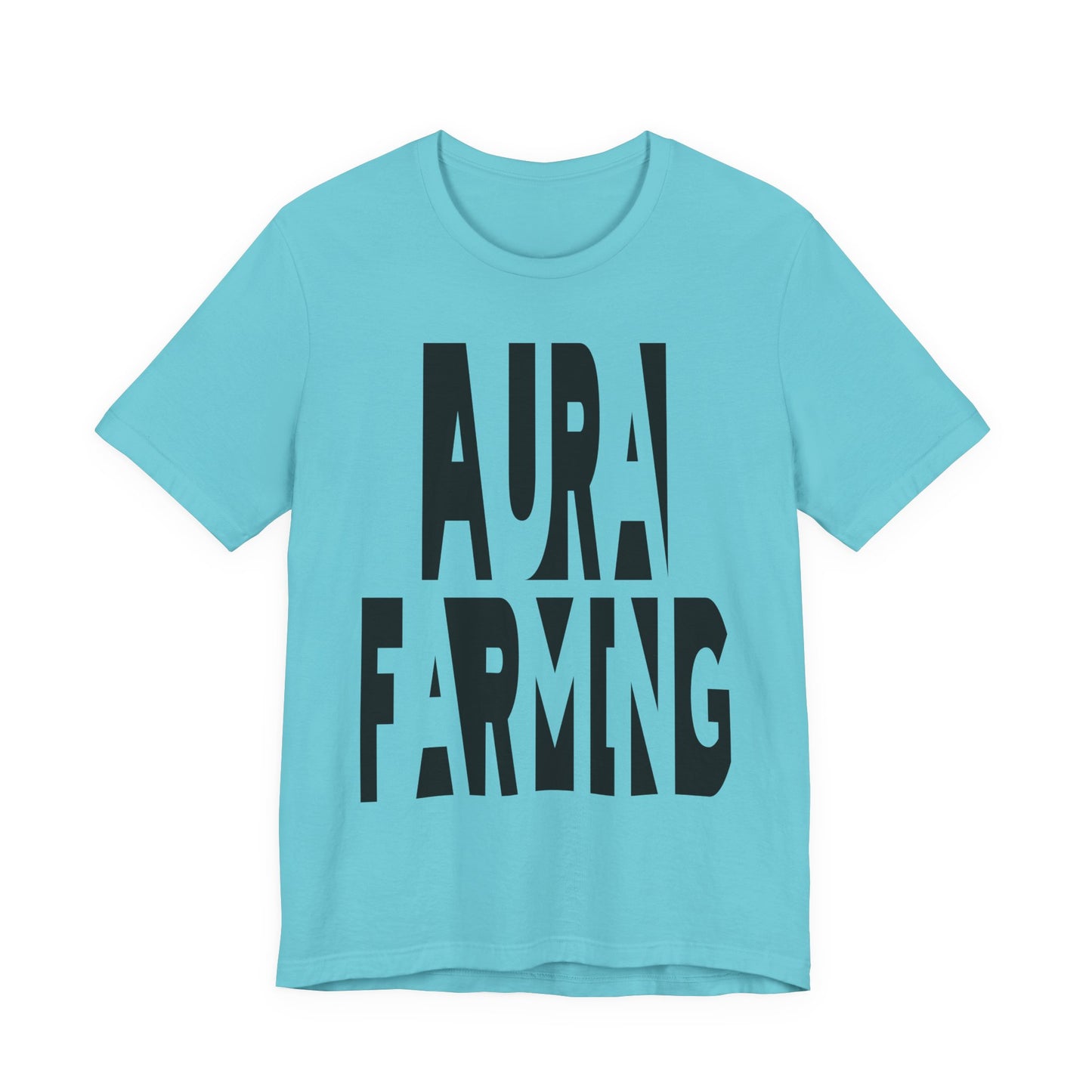 "Aura Farming" Unisex Adult Jersey Knit Short Sleeve T-Shirt Shirt