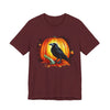 Halloween Raven Tee - Spooky T-Shirt, Unisex Halloween Shirt, Fall Fashion, Pumpkin Lover Gift, Cozy Casual Wear