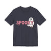 Spooky Ghost Tee | Unisex Jersey Shirt for Halloween, Cute Graphic Tee for Fall, Trick or Treat, Party Wear, Ghost Lover Gift