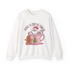 Festive Santa "Have A Cup Of Cheer" Unisex Crewneck Sweatshirt | Cozy Christmas Holiday Graphic Pullover