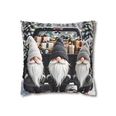 Gnome Christmas Pillowcase | Holiday Decorative Throw Pillow Cover COVER ONLY