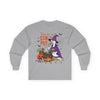 Time to Stir the Pot Halloween Goose Unisex Long Sleeve Tee, Funny Halloween Shirt, Witch Theme Apparel, Witch Humor Gift, Fall Festivity Clothing