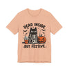 Dead Inside, But Festive Halloween Cat Tee, Dead Inside But Festive, Unisex Shirt, Fall Fashion, Halloween Party, Gift for Cat Lovers, Spooky Season