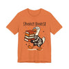 Spookily Bookish Tee, Perfect for Book Lovers, Great Gift for Halloween, Tees for Casual Wear, Quirky Duck Design