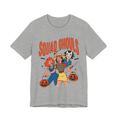 Halloween Squad Ghouls Tee, Iconic Tee, Unisex Halloween T-Shirt, Cute Graphic Shirt, Fall Apparel, Fun Party Top, Halloween Costume T-Shirt