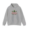 Happy Holidays Christmas Tree Hoodie | Christmas Festive Holiday Hooded Sweatshirt