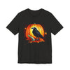 Halloween Raven Tee - Spooky T-Shirt, Unisex Halloween Shirt, Fall Fashion, Pumpkin Lover Gift, Cozy Casual Wear