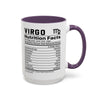 Virgo Zodiac Sign Coffee Mug - Unique Horoscope Mug With Personality Traits