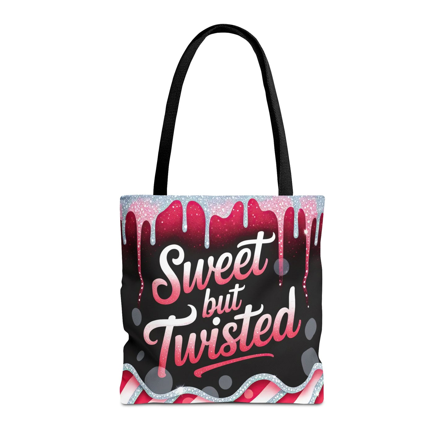 Sweet But Twisted Christmas Tote Bag | Festive Holiday Gift & Shopping Bag