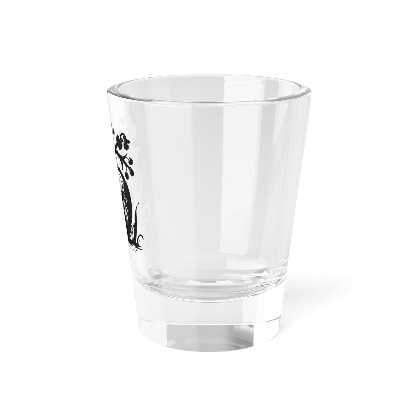 Gothic 1.5oz Shot Glass | Skull Design, Halloween, Barware, Unique Drinkware, Poison Apple Glassware